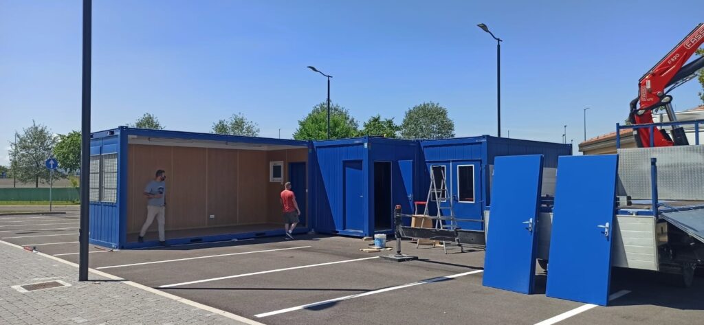 Noleggio container abbinabili milano
