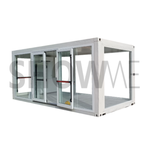 noleggio container vetrati temporary shop