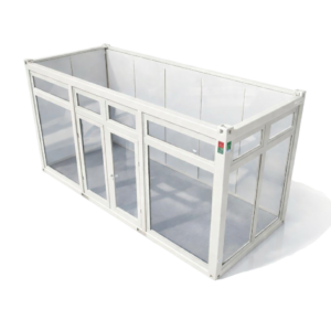 RENDER SHOWME MOD2 GRBOX CONTAINER VETRATO NOLEGGIO