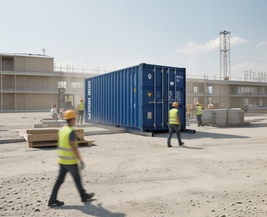 noleggio container magazzino 20 piedi cantiere aziende grbox affitto marittimo